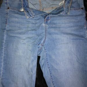 High waisted jeans